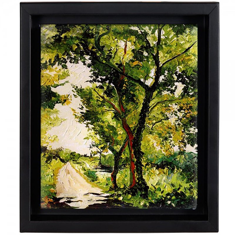 Creative Mark Illusions Floater Frame For 3/4" Deep Canvases - 11x14 Black - No Glass or Backing - Wood Composite Floating Illusion Frame for Canvas Paintings- With Hanging Hardware - Image 2